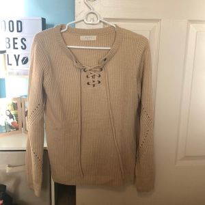 💥Lace Up Sweater